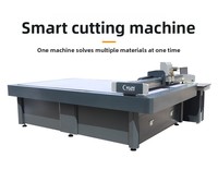 Machine de découpe CNC à engrenages, double outil, haute précision, zone de travail 1600 x 2500 mm pour la découpe de tissus et de mousse
