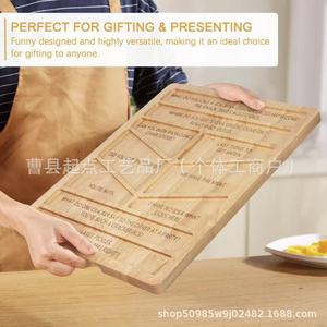 Home use square divided solid wood <b>tray</b>, creative and simple wooden biscuit <b>tray</b>, living room wooden cheese and <b>snack</b> <b>tray</b> - Product Image 5