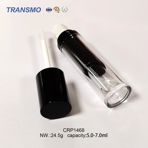 หลอดบรรจุลิปกลอสเปล่าคุณภาพสูง ขวดพลาสติก หลอดลิปสติก 5.0-7.0 มล. หลอดลิปกลอสทรงกลม - Product Image 2