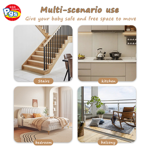 PRODIGY OEM Barrera de Seguridad para Bebés Ajustable y de Cierre Automático para Escaleras, Metálica, Muy Resistente, Blanca - Product Image 5