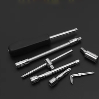 Juego de Herramientas de Reparación Automotriz OEM de 46 Piezas, Juego de Llaves de Trinquete y Vasos de Acero Aleado, Kit Combinado Completo y Duradero para Taller