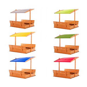 <span class=keywords><strong>Bac</strong></span> à <span class=keywords><strong>sable</strong></span> en bois unisexe avec couvercle-<span class=keywords><strong>Jeux</strong></span> de jardin et jouets pour enfants - Product Image 2