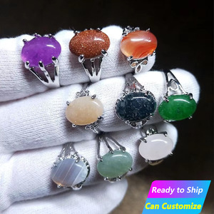 Vente en gros bijoux <span class=keywords><strong>de</strong></span> mode <span class=keywords><strong>opale</strong></span> rose quartz agate labradorite <span class=keywords><strong>pierre</strong></span> précieuse améthyste <span class=keywords><strong>naissance</strong></span> guérison cristal anneaux <span class=keywords><strong>pierre</strong></span> naturelle - Product Image 1
