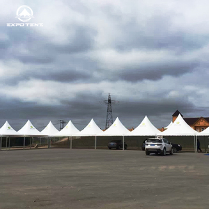 Camping en plein air tente d'auvent 5x5 cadre en aluminium <span class=keywords><strong>jardin</strong></span> bâtiment Gazebos voiture ombre parking auvents PVC tissu pour fête aire <span class=keywords><strong>de</strong></span> repos - Product Image 1