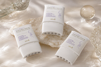 Tube souple PE vide personnalisé avec bouchon de massage à 5 billes métalliques pour crème liftante du cou, emballage cosmétique pour soins du cou