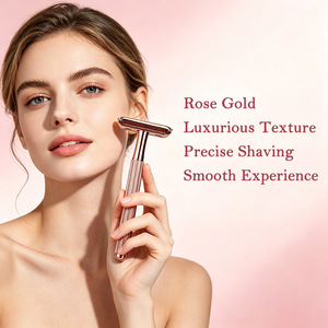 <span class=keywords><strong>Rasoir</strong></span> de sécurité à double tranchant pour femmes avec 10 lames en acier inoxydable, manche long lesté pour les jambes, les aisselles et les peaux sensibles - Product Image 5