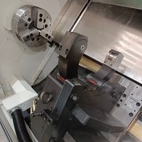 Machine de tournage-fraisage numérique CNC robuste Huzheng GSK, longueur d'usinage optionnelle, série CKX750A-3000