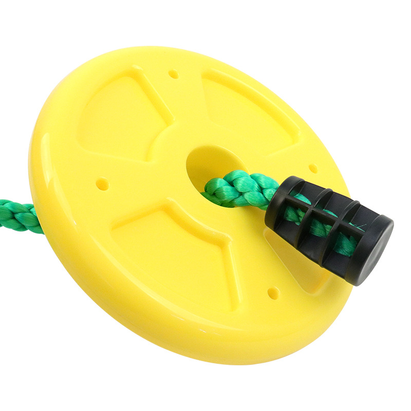 Plato grande amarillo y plato pequeño verde (viene con 1 mosquetón)