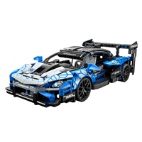 Juguete de Construcción de Plástico Inspirado en el Auto Cada Master GT-R 1:18 3D de Tiktok, para Niños