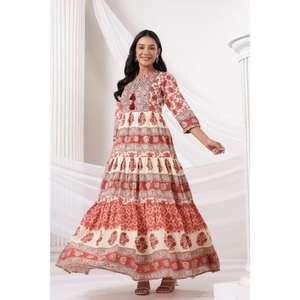 À la mode femmes imprimé fleuri droite Kurta & pantalon ensemble avec pantalon & Dupatta produit en vrac tenue quotidienne robe pour les femmes - Product Image 1