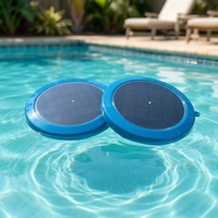 ONOSI Blaue Kinder-Schwimmbadspielzeuge aus PVC und ABS, Edelstahl-Solar-Ionisator für Familiengebrauch, 1 Jahr Garantie