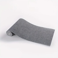 Tapis de bureau en polyester gris de grande surface, épaisseur 5 mm, couverture complète du sol, tapis de sol pour chambre à coucher, salon, tapis et ensembles fabriqués à la machine