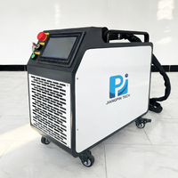 Machine de nettoyage au laser pulsé Top Model 500W avec refroidissement par air pour le bois, le métal, l'aluminium, décapant de rouille laser portable à main