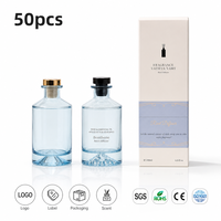 Ensemble diffuseur de parfum personnalisé avec logo imprimé sur boîte cadeau pour événement d'anniversaire de marque cosmétique, vente en gros
