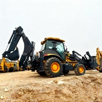 Chine petite chargeuse-pelleteuse abordable TLB Construction moteur diesel à coupleur rapide industriel