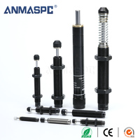Raccords d'amortisseurs hydrauliques AC, amortisseurs pneumatiques auto-compensants à pression d'huile, cylindre d'amortissement industriel pour l'automatisation