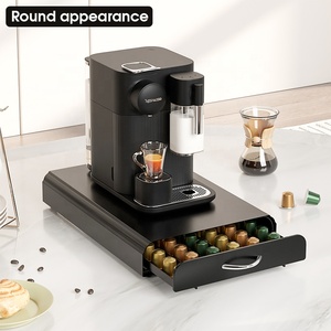 Nespresso Original Coffee Pod Cápsula Almacenamiento Cajón de vidrio Máquina Soporte Organizador Estante Bandeja de sujeción para encimera - Product Image 2