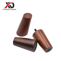 Kaki Meja Kayu Solid Natural Finish XUDAN, Kaki Pengganti Runcing untuk Sofa, Ottoman, Tempat Tidur, Lemari TV, Bufet, Meja Rias