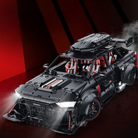 Guly 10645 Nuevo MOC 1:8 Coche Deportivo a Control Remoto RS6, Bloques de Construcción, Juguetes de Ensamblaje para Niños, Regalo de Cumpleaños, Sets de Bloques de Construcción
