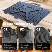 Barbecue pliable portable en promotion pour la cuisson en extérieur