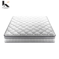 Bestseller Moderne Komfortable Taschenfederkernmatratze aus Strickstoff Komprimierter Memory-Schaum Atmungsaktiv für Hotel Schule Schlafzimmer