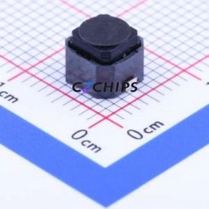 SKPMANE010 Tactile Switch SMD Switch Single Pole Single Throw Round Button Vertical Mount 6mm - Product Image 1