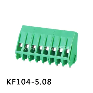 KF104-5.08mm PA66plasticグリーン小型防水端子台ワイヤーコネクター