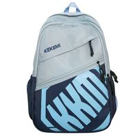 Sac d'école noir imperméable personnalisable avec logo, vente directe en gros à prix réduit