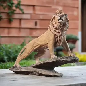 [Maestosa statua <span class=keywords><strong>del</strong></span> leone] maestosa statua <span class=keywords><strong>del</strong></span> leone-<span class=keywords><strong>re</strong></span> leone in piedi sulla scogliera, decorazione dell'ufficio <span class=keywords><strong>del</strong></span> capo, regali adatti per gli uomini - Product Image 6