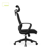 Chaise de bureau ergonomique robuste en maille, confortable, avec accoudoirs fixes, pour ordinateur, chaise de direction pour bureau, Silla De Oficina