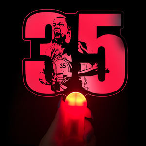 <span class=keywords><strong>Kevin</strong></span> <span class=keywords><strong>Durant</strong></span> <span class=keywords><strong>NBA</strong></span> Star Bâton lumineux LED personnalisé Bâton flash fluorescent acrylique pour le Nouvel An Ramadan Diwali Pâques - Product Image 2