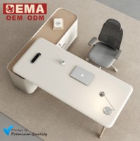 Meubles de bureau modulaires extensibles multifonctionnels EMA, bureau de direction