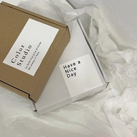Autocollants adhésifs imperméables imprimés avec logo personnalisable, étiquettes pour boîtes, emballages pour bougies et artisanat