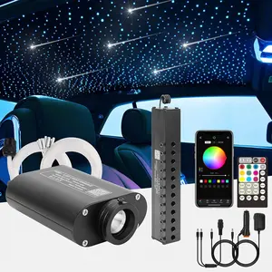 16 W Meteor RGBW LED Fiber Optic Star Ceiling Light Starlight Headliner Shooting Star Kit For Car / Home Theater