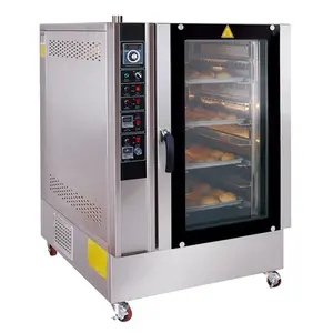 5/8/10Trays Commercial Industrial Stainless Steel Baking Equipment Gas Convection Oven