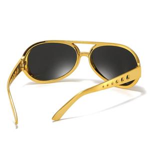 Lunettes de soleil style Elvis Presley, monture complète en PC, accessoires de mode pour fêtes, anniversaires, cabine photo - Product Image 2