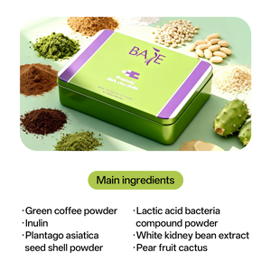 <span class=keywords><strong>BASE</strong></span> Suplemento Probiótico en Polvo de Chocolate Negro Sin Azúcar para Adultos, con Frijol Blanco, para Apoyo en la Pérdida de Peso y Adelgazamiento - Product Image 3