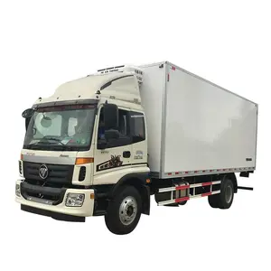 China famous brand cheap price Refrigerator Truck Suppliers 8000kg 6000kg Cold Box Fresh Food Meet Transport Truck for sale