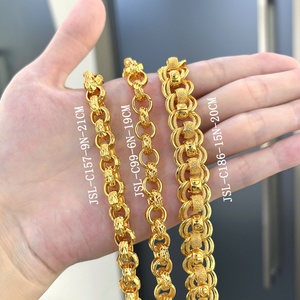 Pulsera de Oro de Lujo al por Mayor de Fábrica Jxx para Mujer, Chapada en Oro de 24K, Pulseras de Moda de Alta Calidad, Hechas Principalmente de Latón - Product Image 2