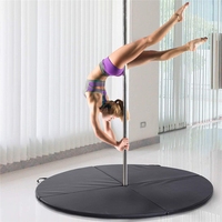 Tapis de sécurité pour pole dance en mousse PVC, épaisseur 10 cm, taille personnalisée, logo imprimé, tapis de protection contre les chutes pour la pratique de la danse