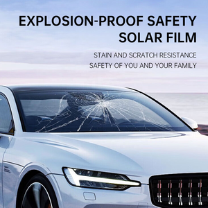 <span class=keywords><strong>Film</strong></span> <span class=keywords><strong>de</strong></span> protection professionnel <span class=keywords><strong>pour</strong></span> vitres <span class=keywords><strong>de</strong></span> voiture en PET 2 mil, anti-éclatement, anti-rayures, avec rejet <span class=keywords><strong>de</strong></span> chaleur et UV, <span class=keywords><strong>pour</strong></span> une protection <span class=keywords><strong>de</strong></span> la vie privée - Product Image 2