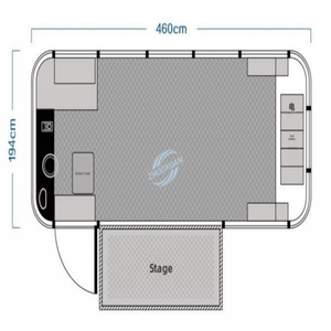 Steel/Fiberglass Mobile Food Carts, Ice Cream Trailers, Pizza Carts, Coffee Carts, Candy Carts, Suitable For Restaurants, Farms - Product Image 2