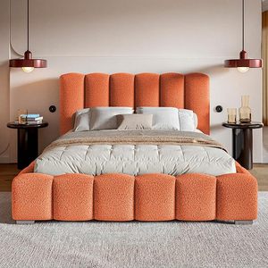 Cama Moderna Letti con Espacio de Almacenamiento, Estructura de Listones, Tapicería de Terciopelo, Marco de Madera, Sistema de Elevación a Gas, Cabecera Acolchada, Ecológica - Product Image 2