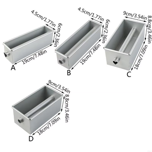 <span class=keywords><strong>Moule</strong></span> à gâteau en alliage d'aluminium 100g/250g avec noyau creux, plateau à pain antiadhésif, moules à pain pour la cuisson - Product Image 5
