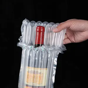 Wine Bottle Protector Bags Bubble Cushion Wrap Airplane Travel Safety Shipping Packaging Bags For Glass Bottles In Transport