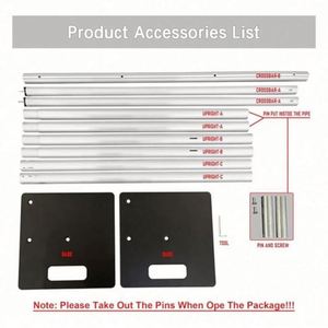 6-10 ft Adjustable Aluminum Single Horizontal Bar <b>Backdrop</b> <b>Stand</b> Curtain Decoration Pipes for Exhibition Wedding - Product Image 6