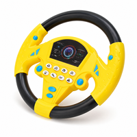 Volant musical pour enfants 360 °   Volant de simulation de conduite rotatif avec lumières et sons, jouet éducatif pour voiture