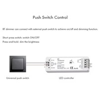 Contrôleur LED couleur unique V1 2.4G RF 0-100% Gradation 1CH * 8A 5-36VDC CV 12V Contrôleur DMX à distance pour solutions d'éclairage