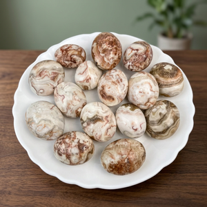 Piedras de Palma de calcita ámbar de cristal natural al por mayor rocas de Reiki minerales artesanías de cristal piedras de Palma espiritual de hada Feng Shui - Product Image 3