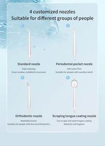 Hydropulseur dentaire sans fil, irrigateur buccal, 3 modes de pression, nettoyeur de dents portable pour l'entretien des appareils dentaires - Product Image 3